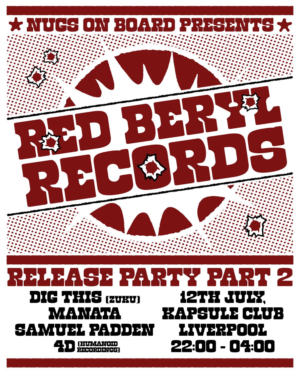 Nugs On Board Presents Red Beryl Records Part 2
