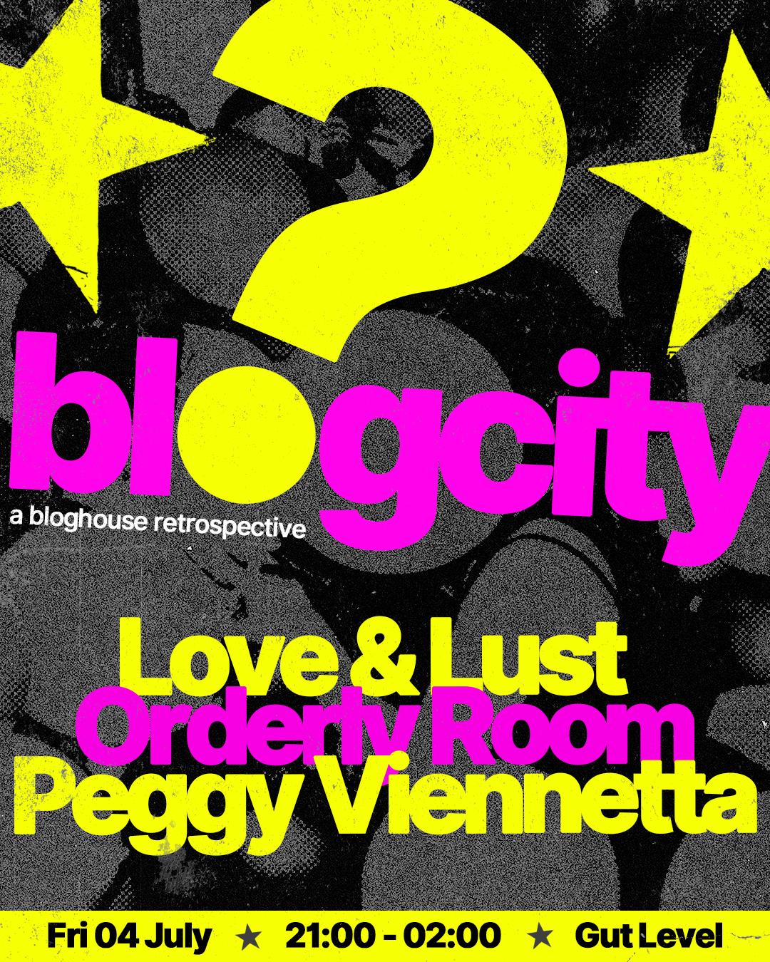 Blog City: Love & Lust, Orderly Room, Peggy Viennetta
