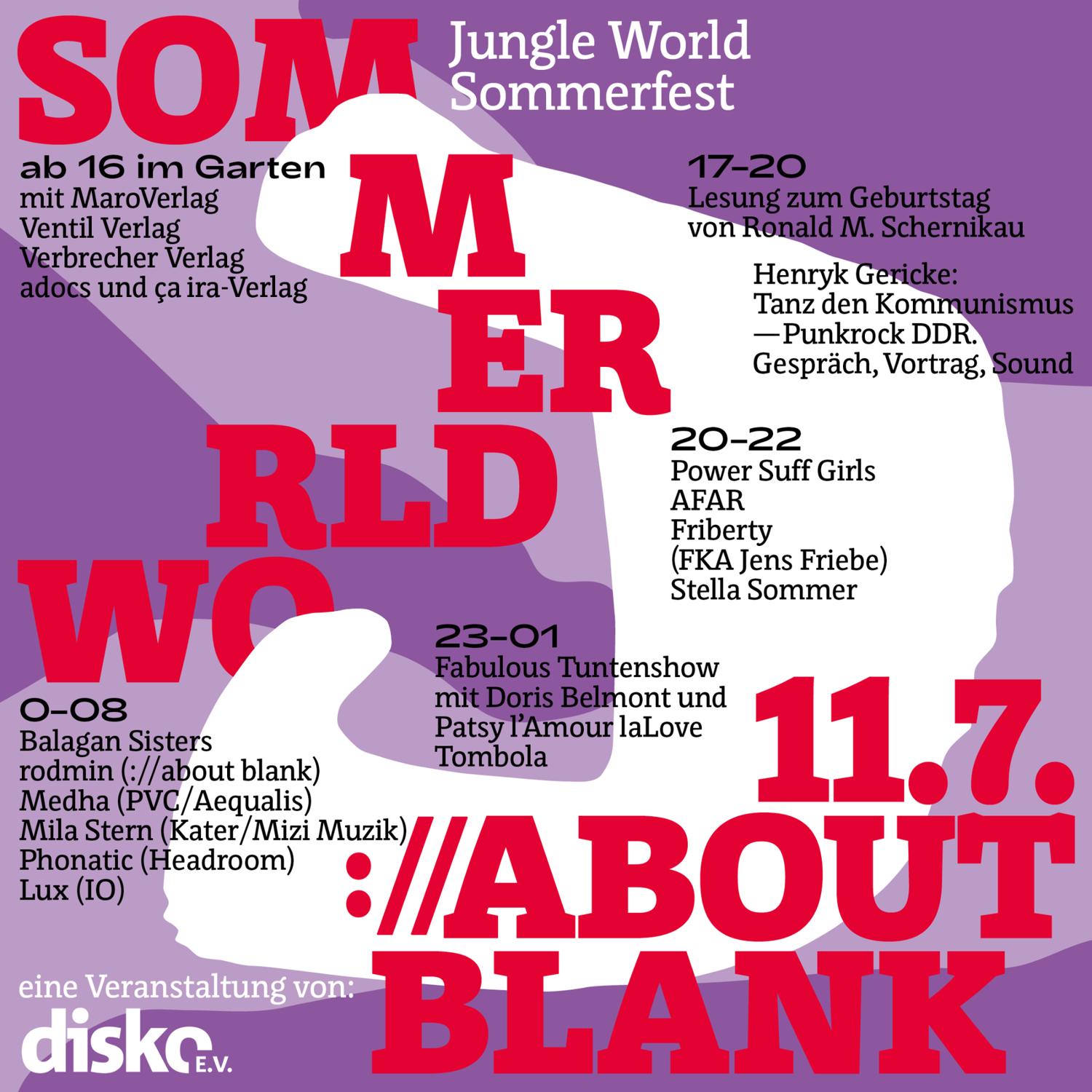 Jungle World Sommerfest