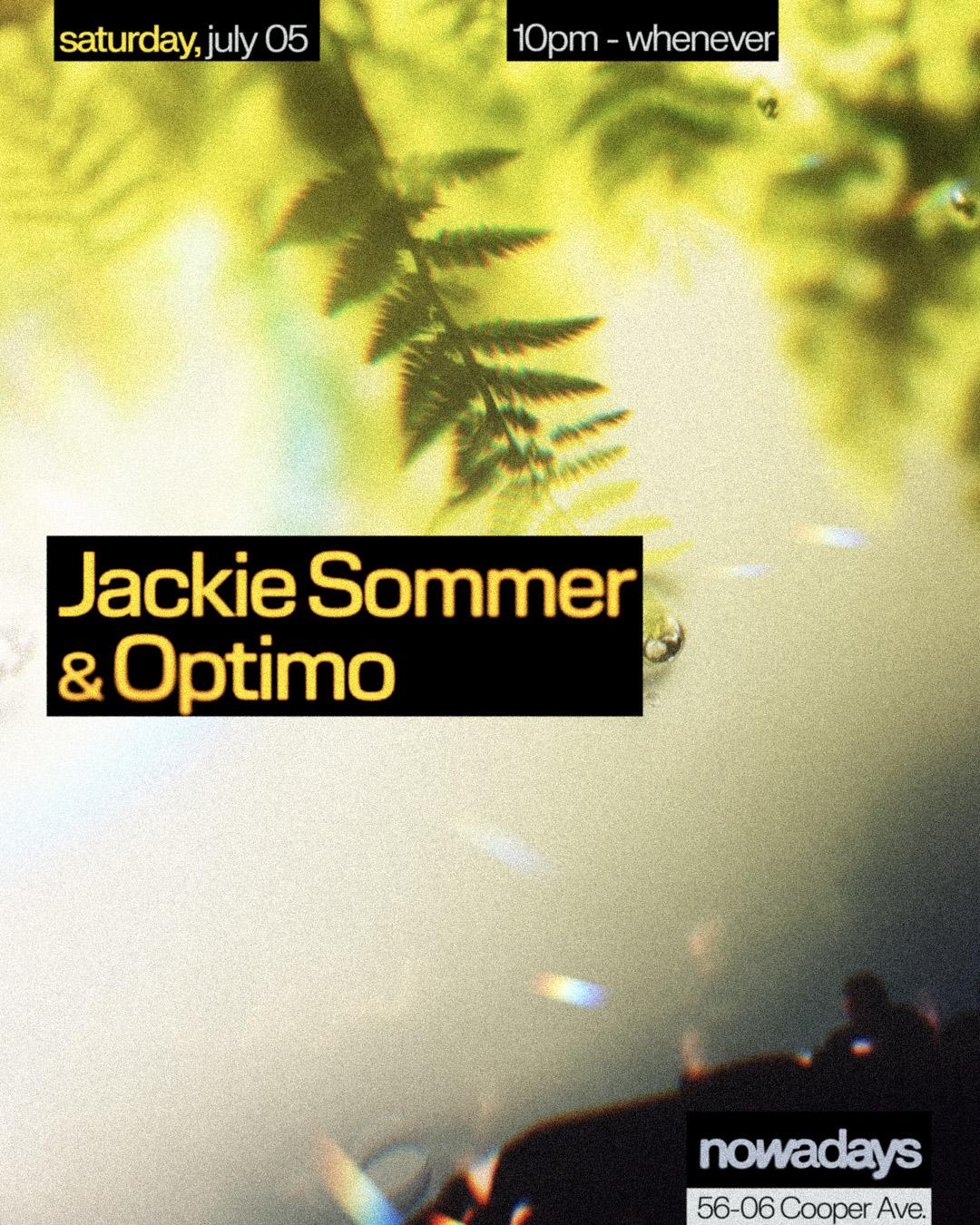 Jacky Sommer & Optimo