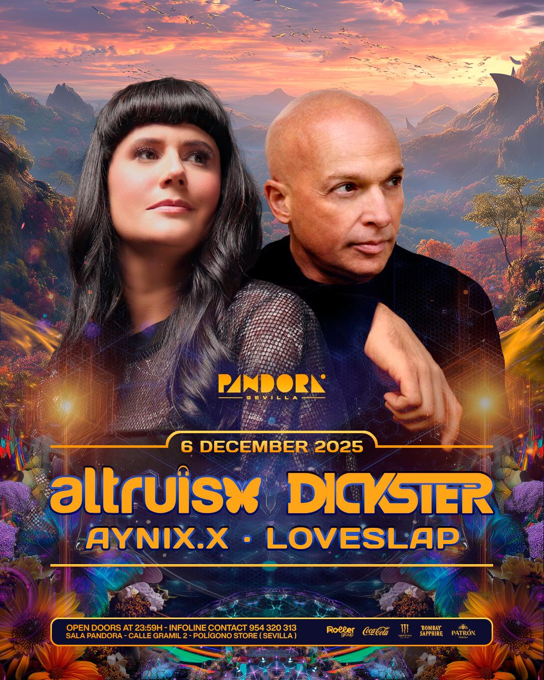Altruism Y Dickster En Pandora Sevilla