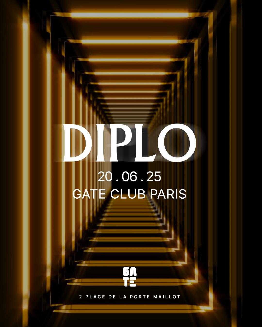 Diplo, Maesic At Gate Club Paris