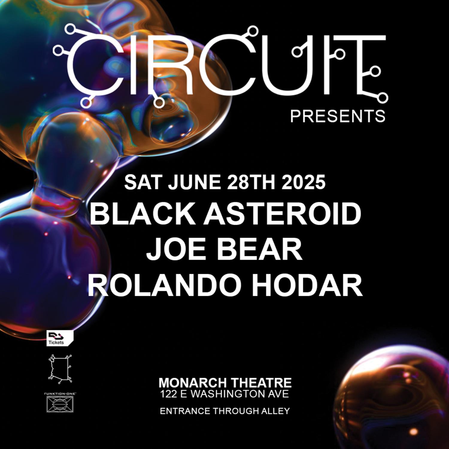 Circuit Presents Black Asteroid