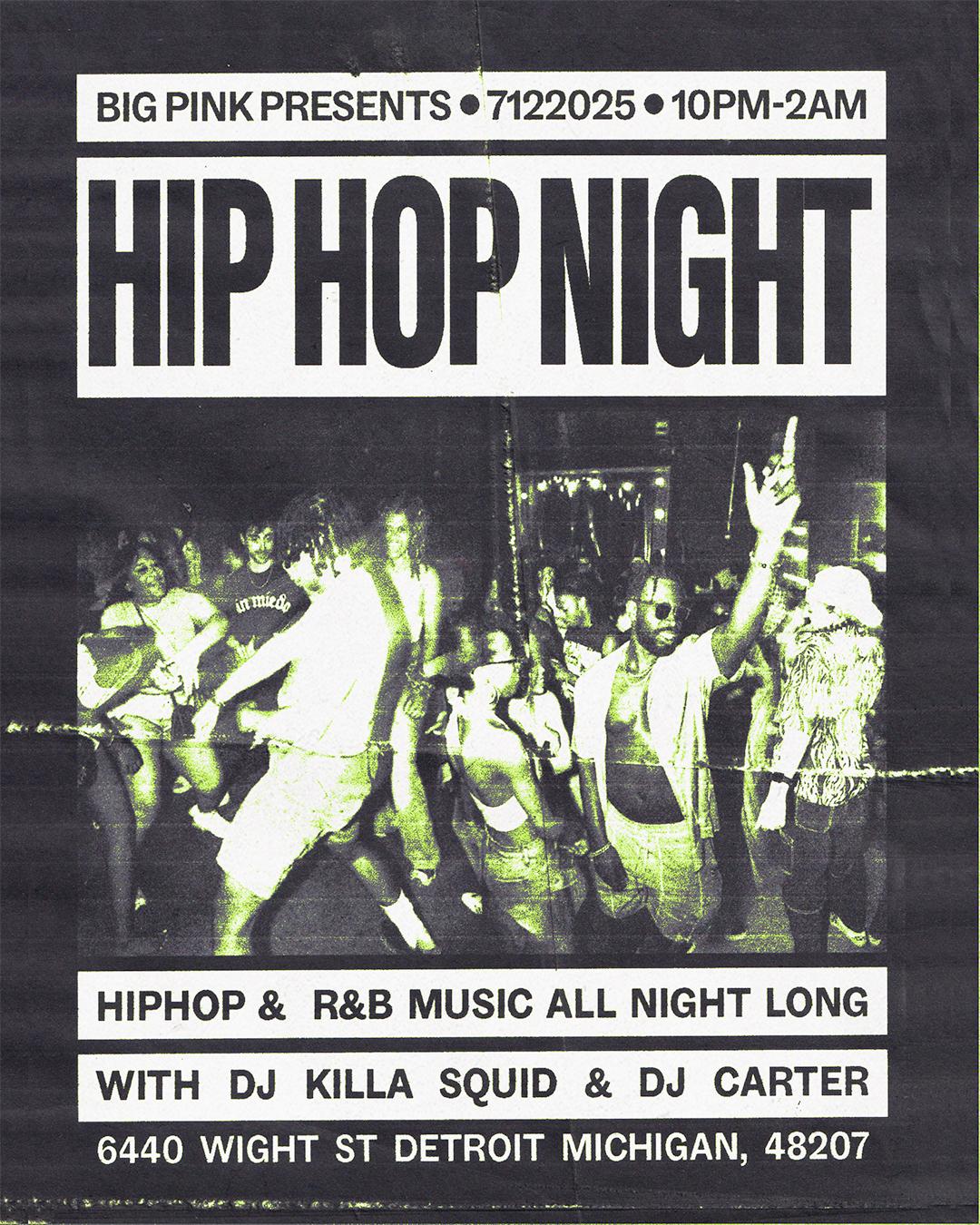 Hip Hop Night: Dj Killa Squid & Dj Carter