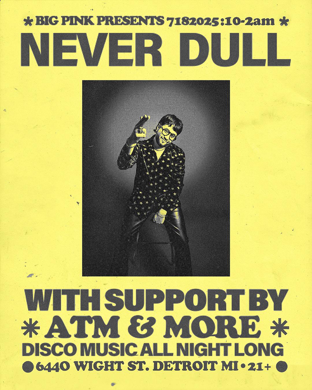 Big Disco Energy Tour: Never Dull (Disco All Night)