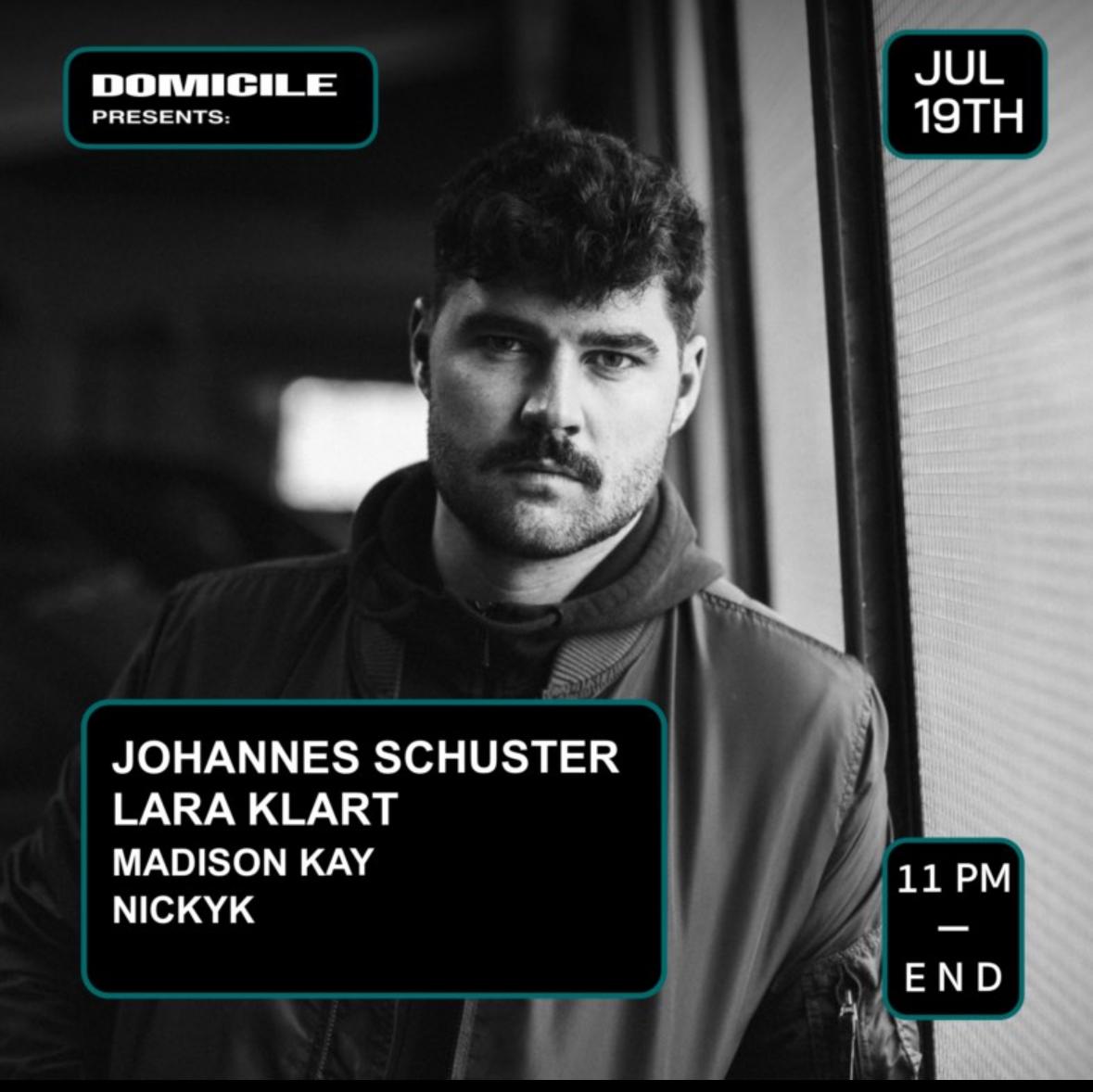 Domicile Invites :Johannes Schuster Miami Debut