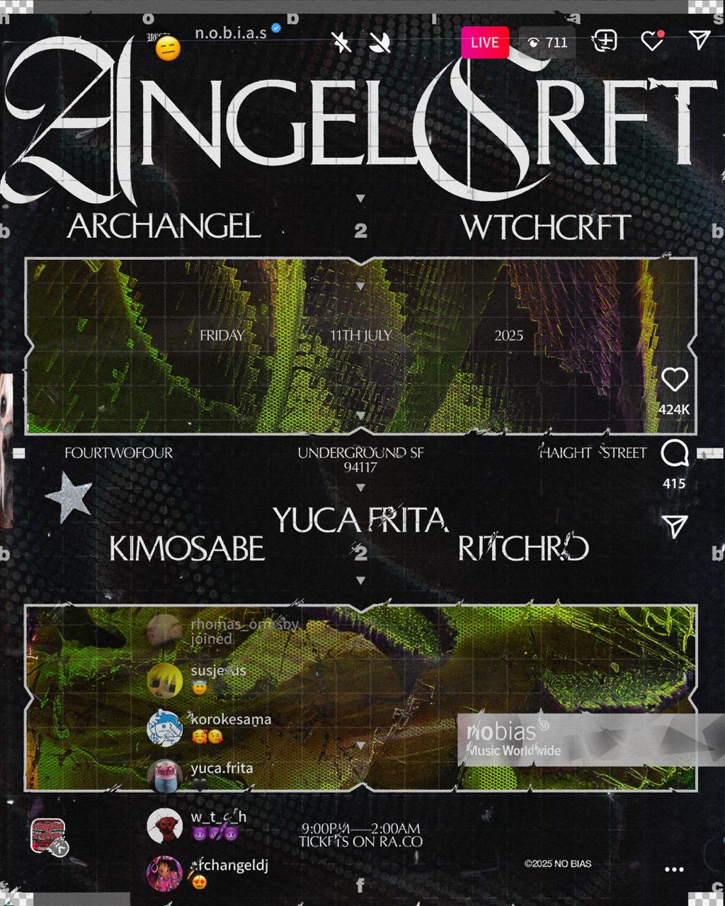 Another No Bias Party: Angelcrft (Archangel B2B Wtchcrft)