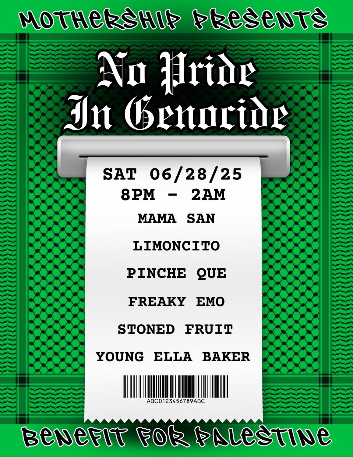 No Pride In Gen0Cide 2025