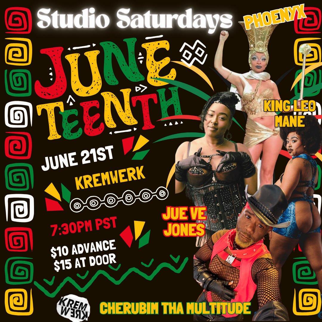 Studio Saturdays : Juneteenth!