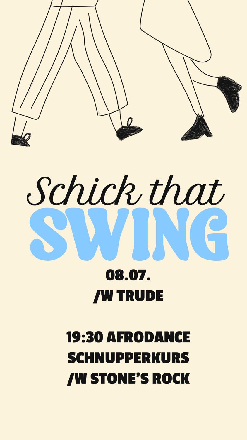 Schick That Swing - With Trude - Afrodance Schnupperkurs With Stone'S Rock