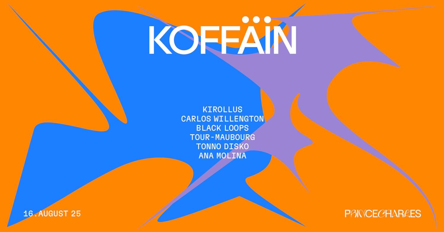 Koffäin Open Air With Kirollus, Carlos Willengton, Black Loops, Tour-Maubourg, Tonno Disko A.M