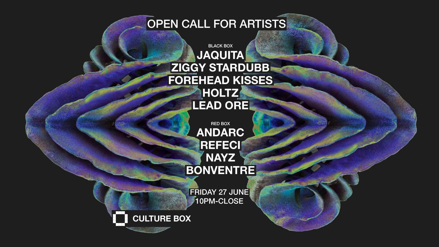 Jaquita / Ziggy Stardubb / Forehead Kisses / Holtz / Lead Ore / Andarc / Refeci / Nayz / Bonven