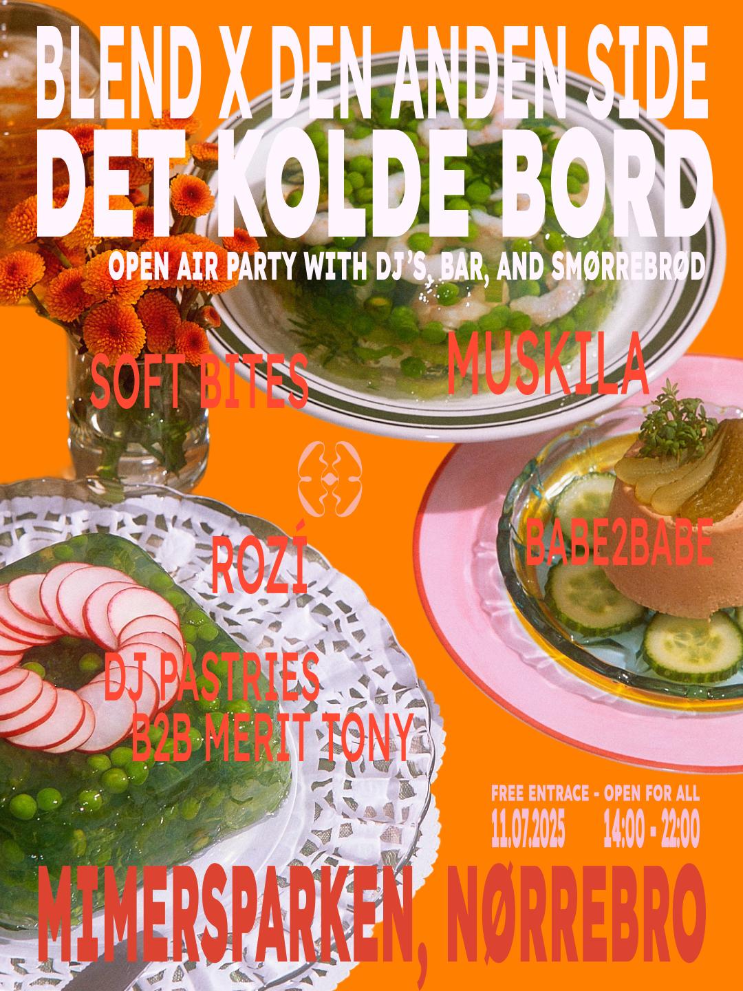 Blend X Den Anden Side: Det Kolde Bord @ Mimersparken, Nørrebro