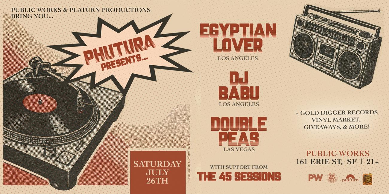 Phutura Presented By Public Works, Platurn Productions & Gold Digger Records