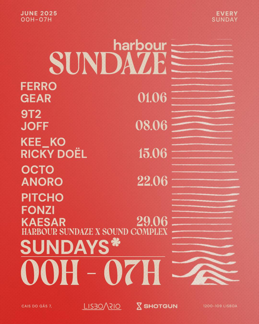 Harbour Sundaze X Sound Complex With Pitcho, Fonzi And Kaesar