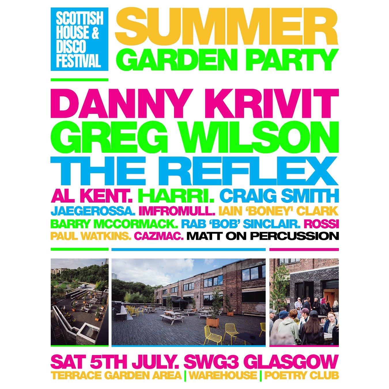 Scottish House & Disco Festival - Summer Garden Party