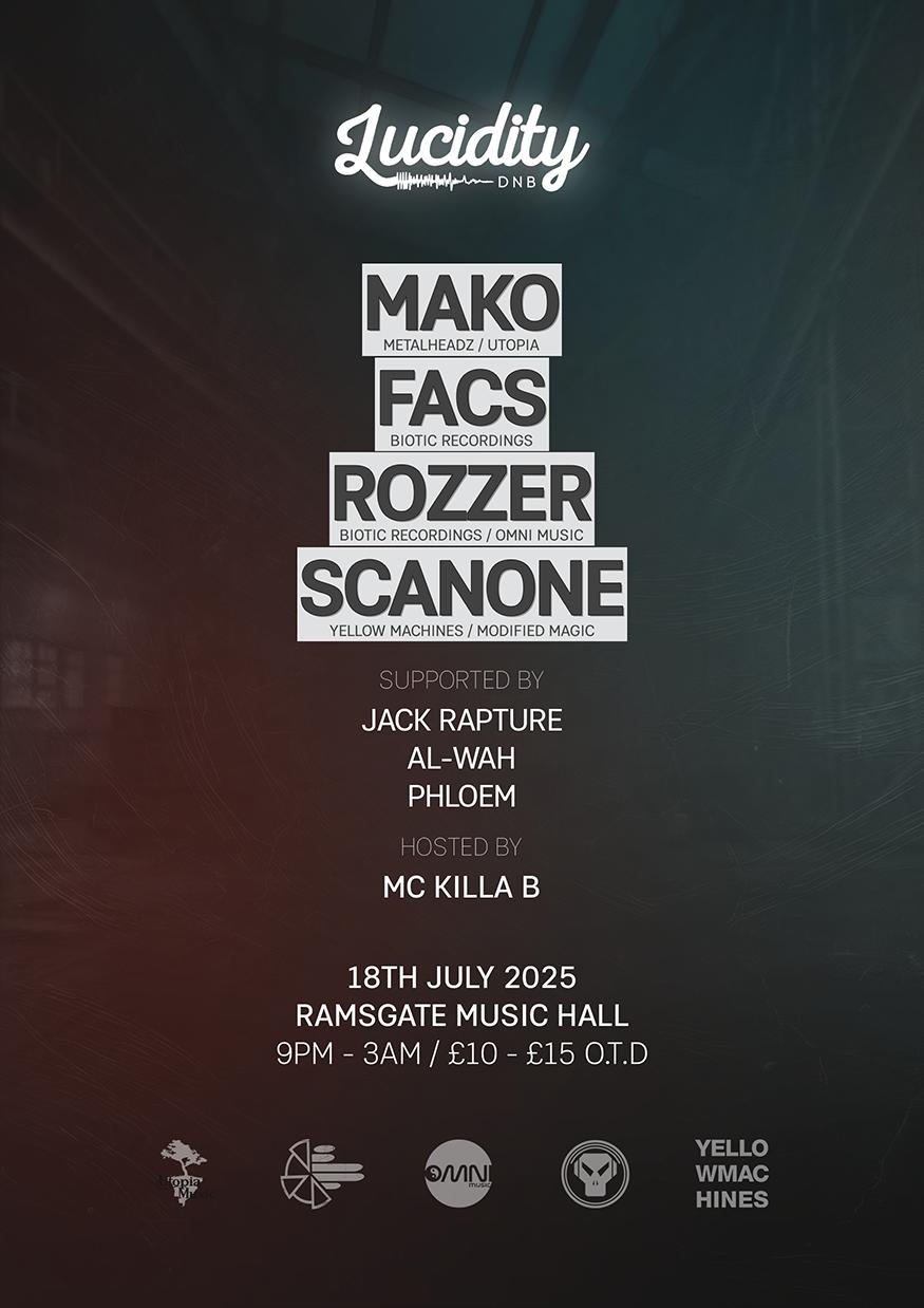 Lucidity Presents: Mako, Facs, Rozzer & Scanone