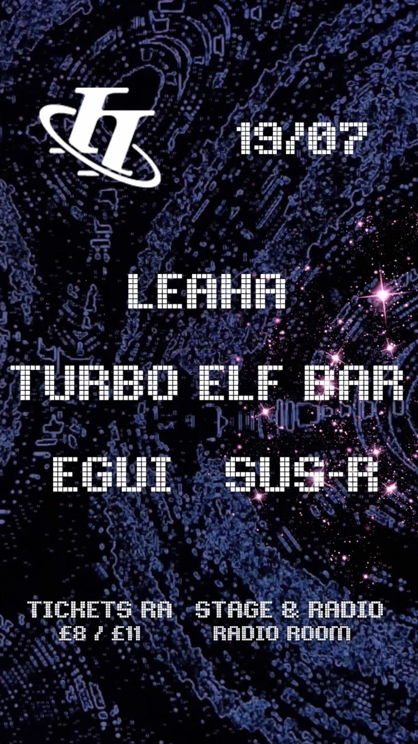 H2: Leaha, Turbo Elf Bar, Egui, Sus-R