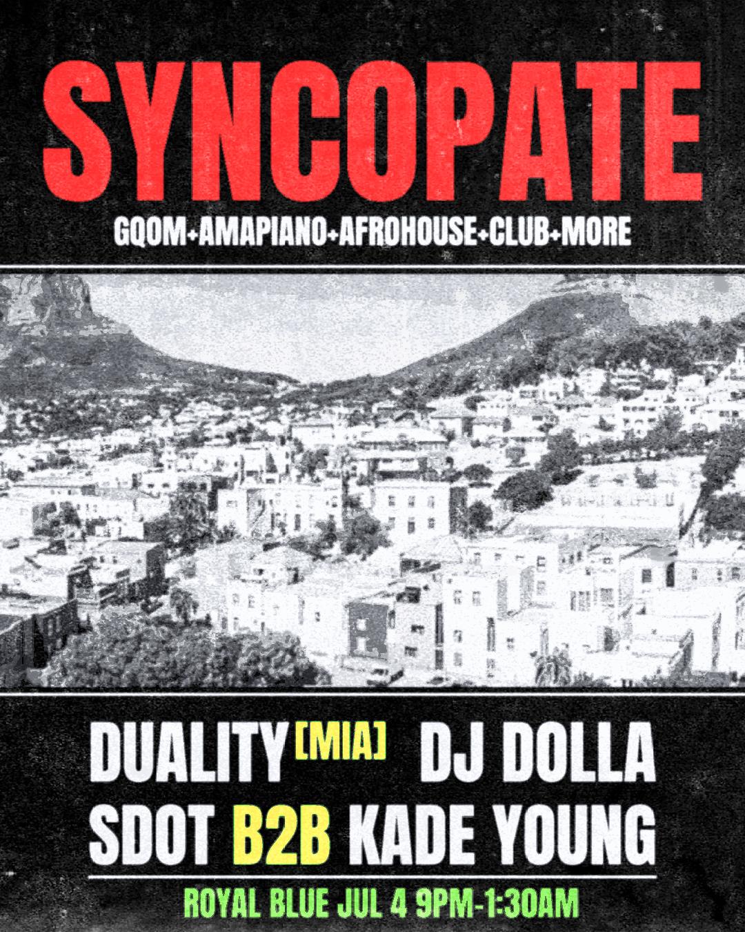 Syncopate