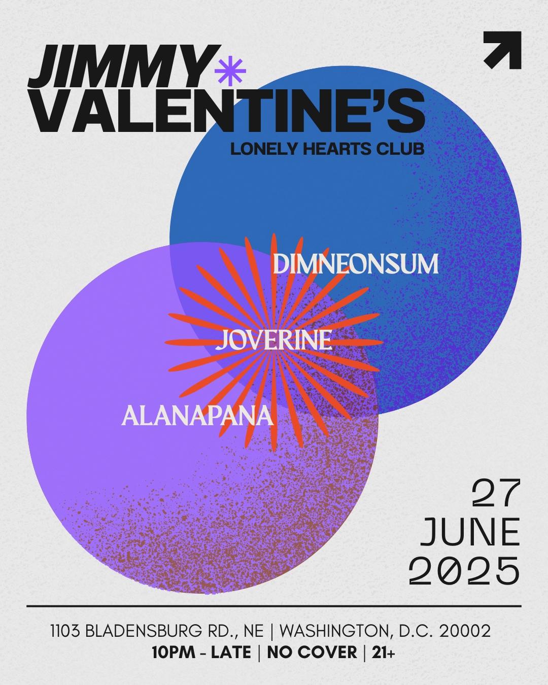 Friday Frequencies @ Jvlhc: Dimneonsum, Joverine, & Alanapana