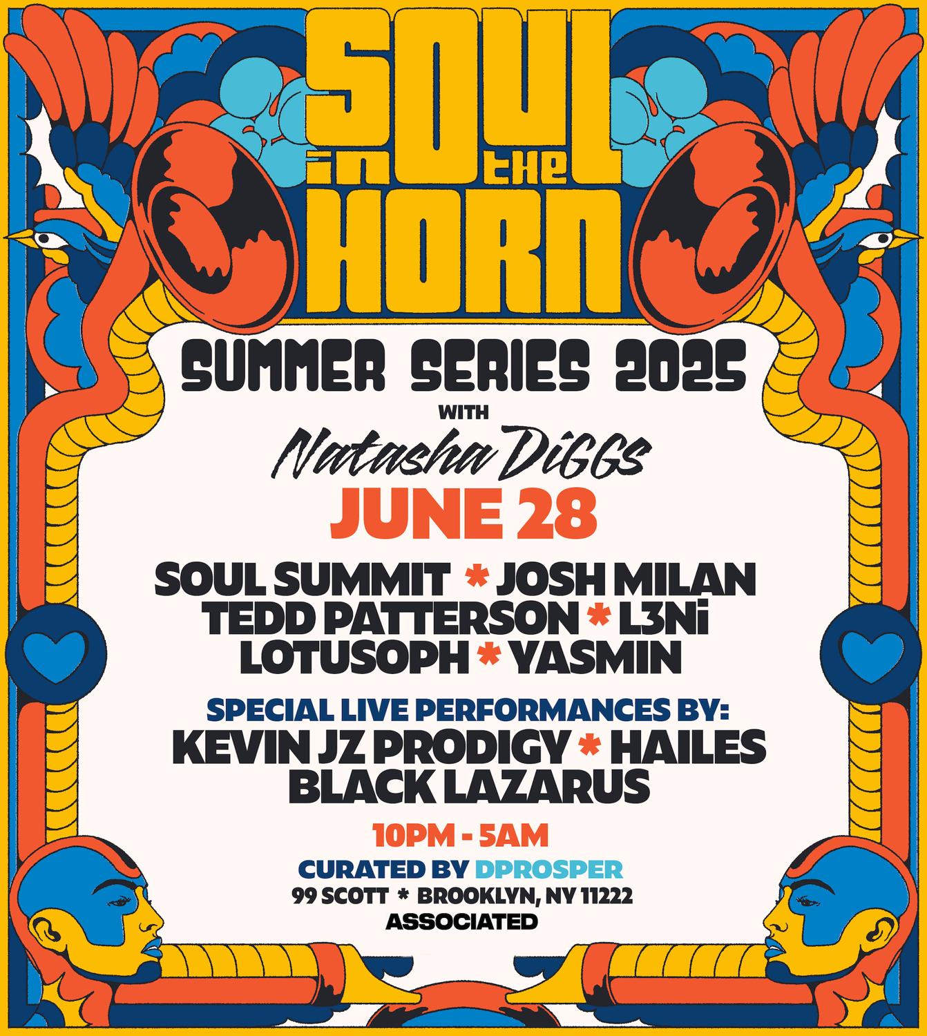 Soul In The Horn 2025 Summer Series With Natasha Diggs