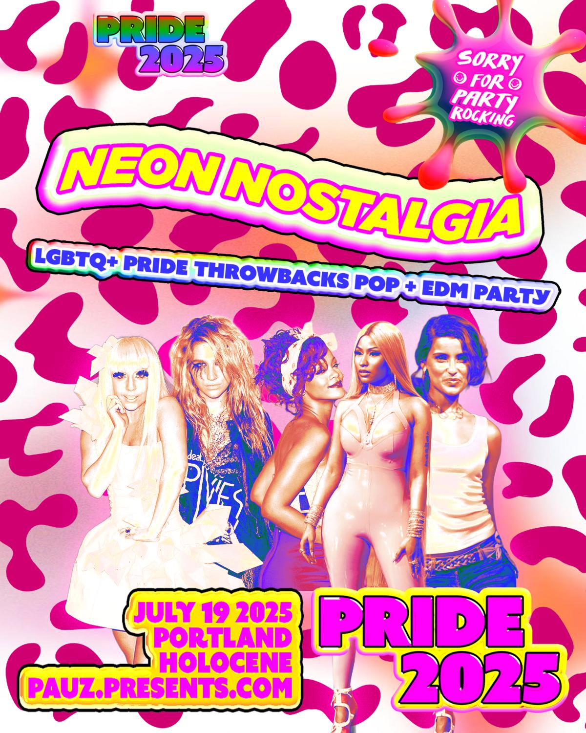 Neon Nostalgia - Lgbtq+ Pride Pop & Edm Throwbacks Party - 21