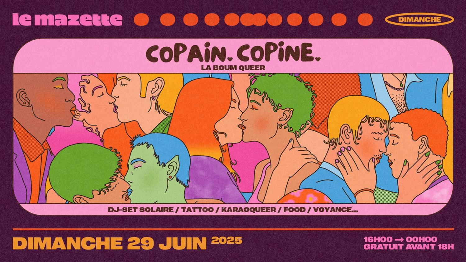 Copain-Copine Présente La Boum Queer — 29.06.25
