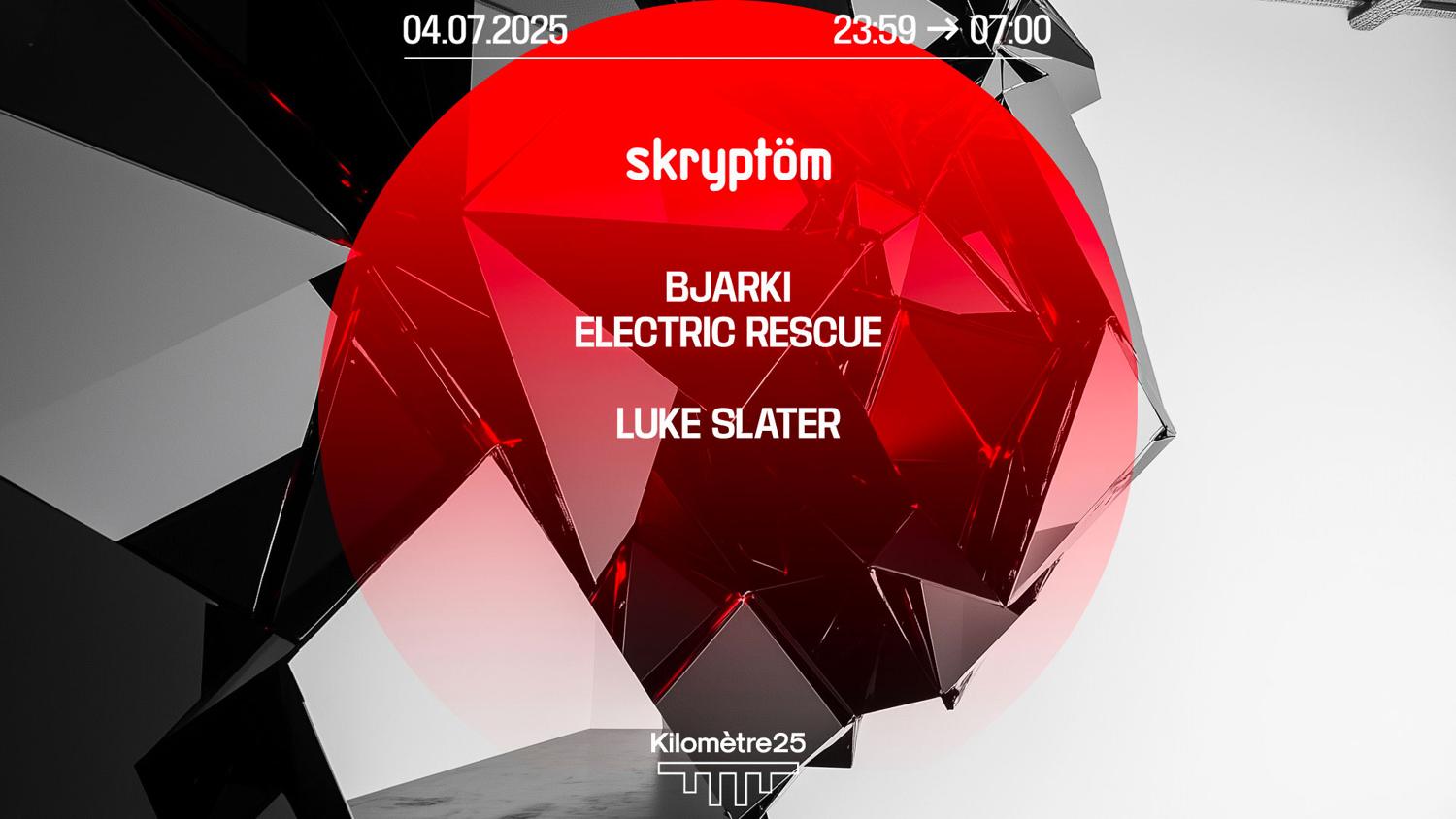 Skryptöm: Bjarki, Luke Slater, Electric Rescue