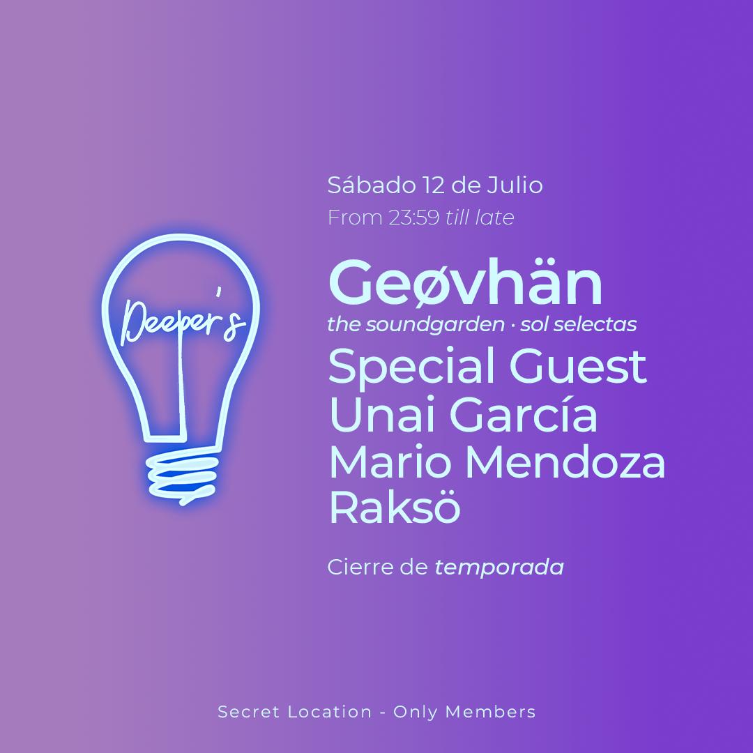 Closing Season W/ Geøvhän - Deeper'S Club