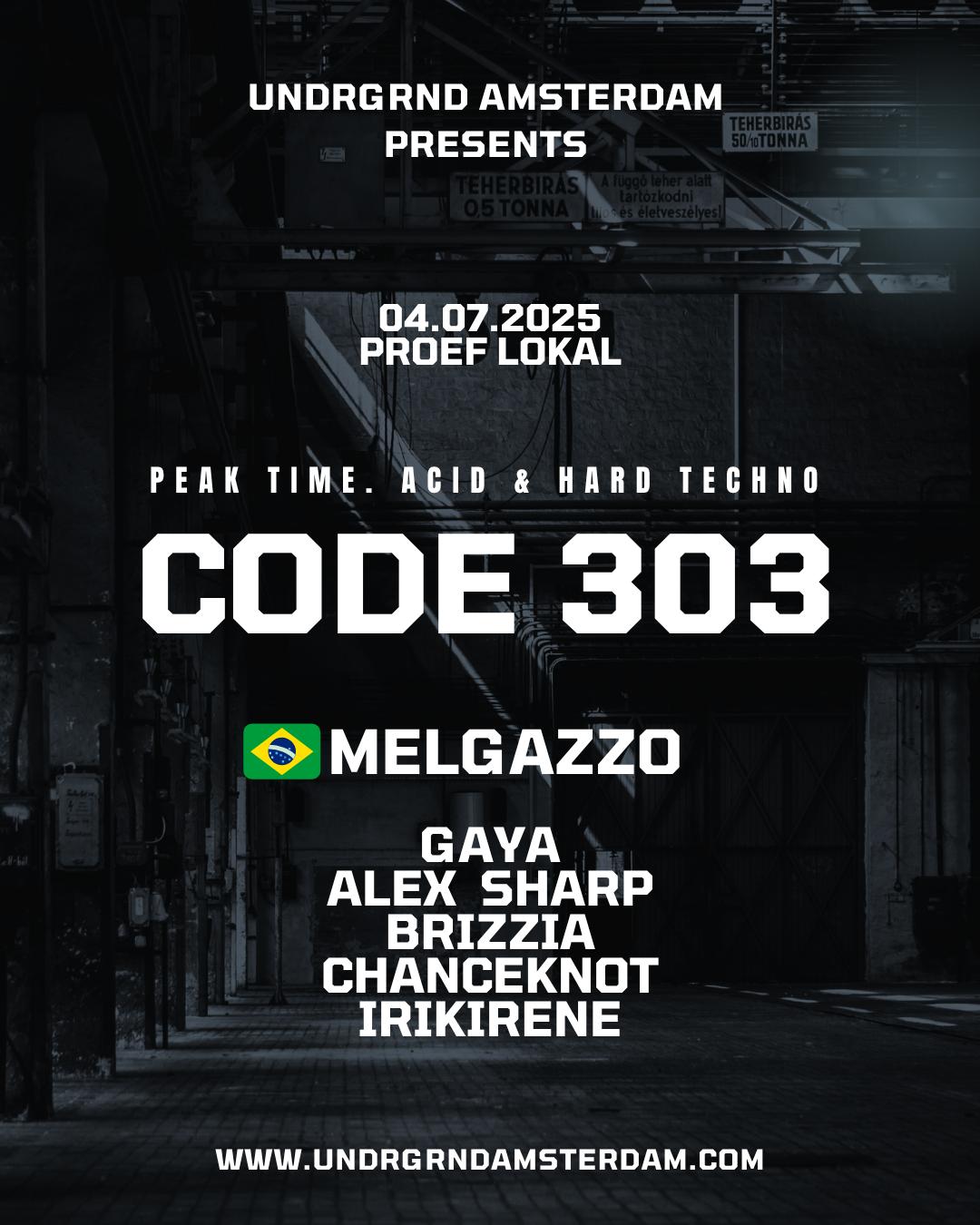 Undrgrnd X Code 303