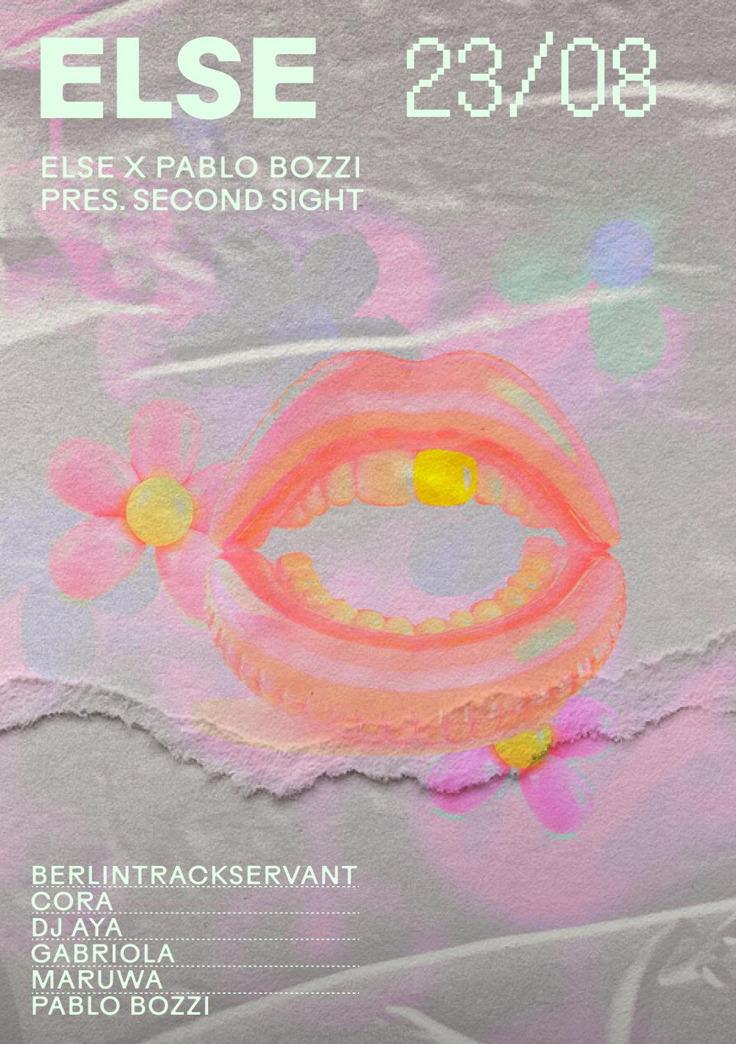 Else X Pablo Bozzi Pres. Second Sight