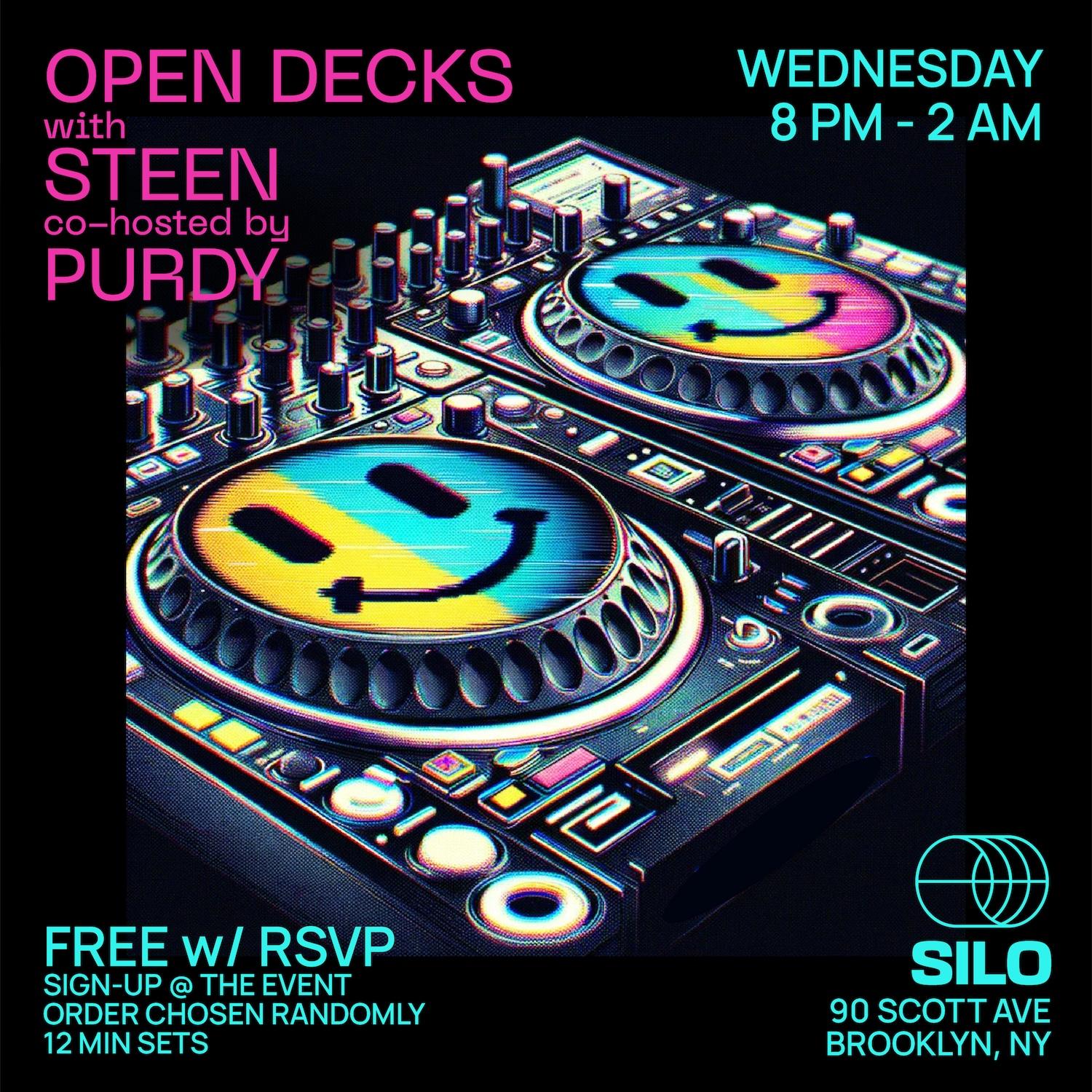Open Decks With Steen And Purdy