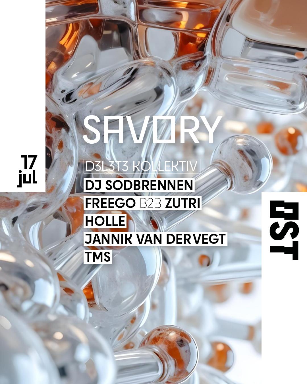 Savory - Techno Every Thursday