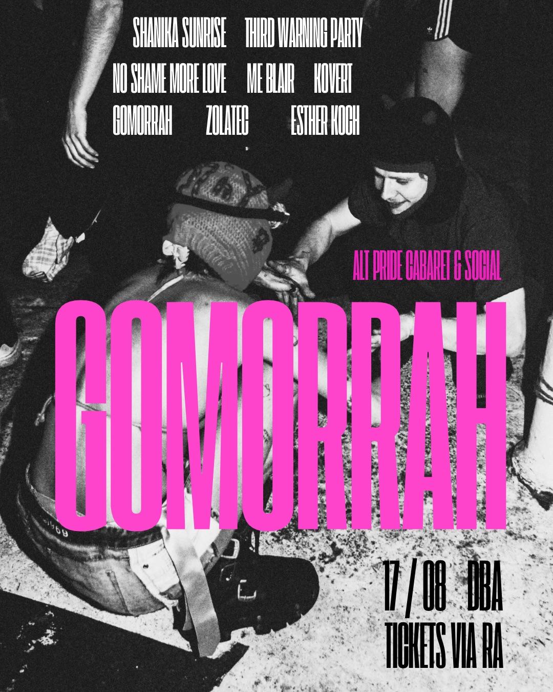 Gomorrah - Queer Alt Pride Social & Cabaret