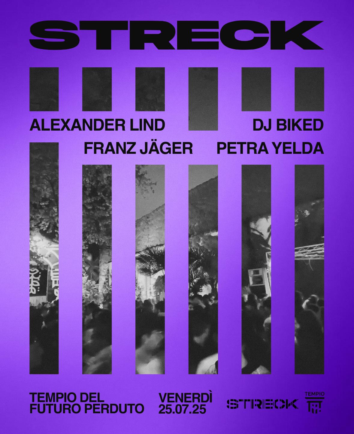 Streck: Petra Yelda, Alexander Lind, Dj Biked, Franz Jäjer
