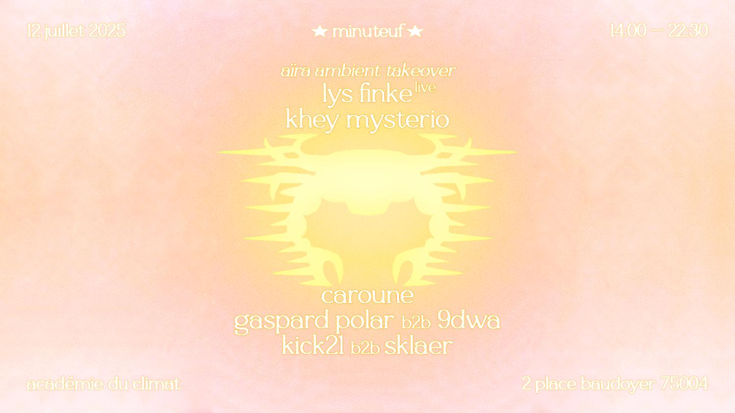 ★ Minuteuf 08 With Aïra, Caroune, Gaspard Polar B2B 9Dwa, Kick21 B2B Sklaer ★