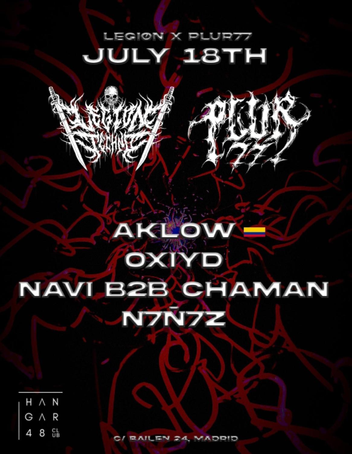 Legion X Plur77:Aklow, Oxiyd, Navi, Chaman, N7Ñ7Z