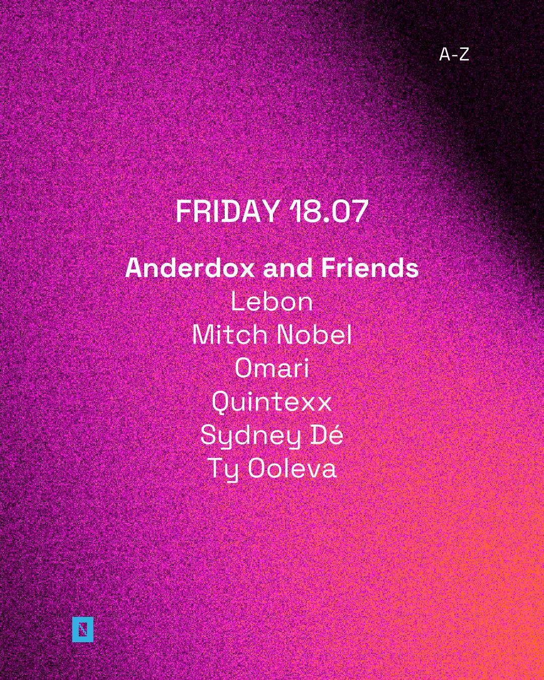 Toffler Presents Anderdox And Friends