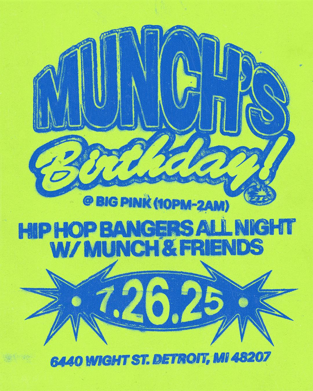 Hiphop Night: Munch'S Birthday Party (Club Bangers All Night)