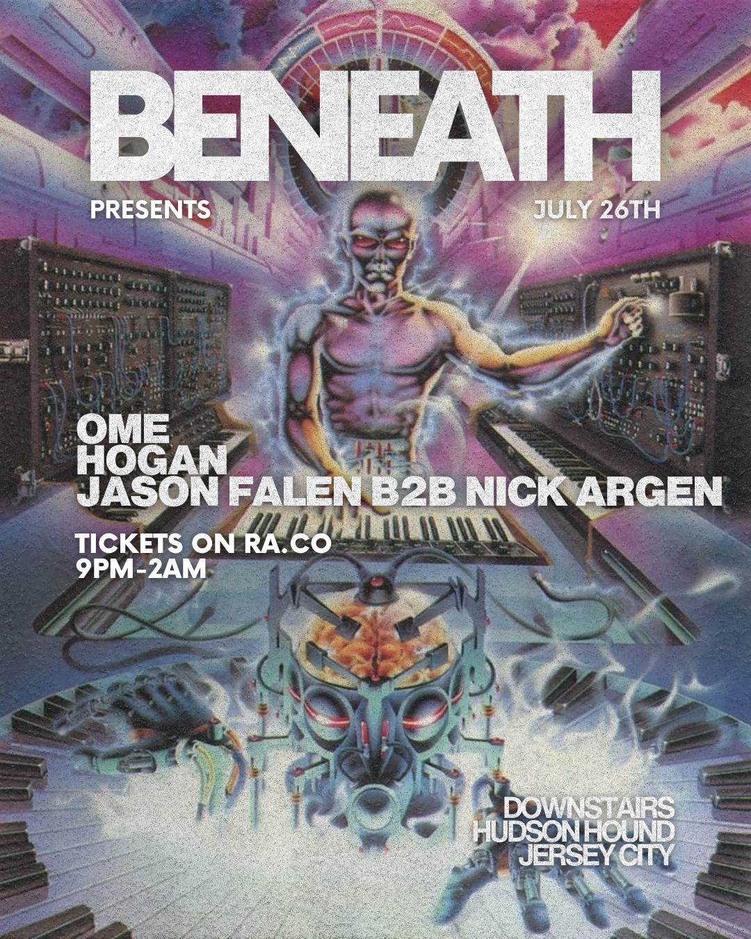 [Cancelled] Beneath Presents: Hogan, Jason Falen B2B Nick Argen, Ome