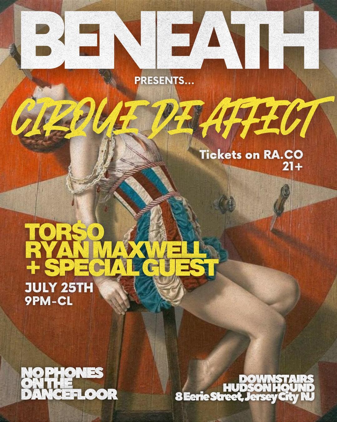 [Cancelled] Beneath Presents: Cirque De Affect