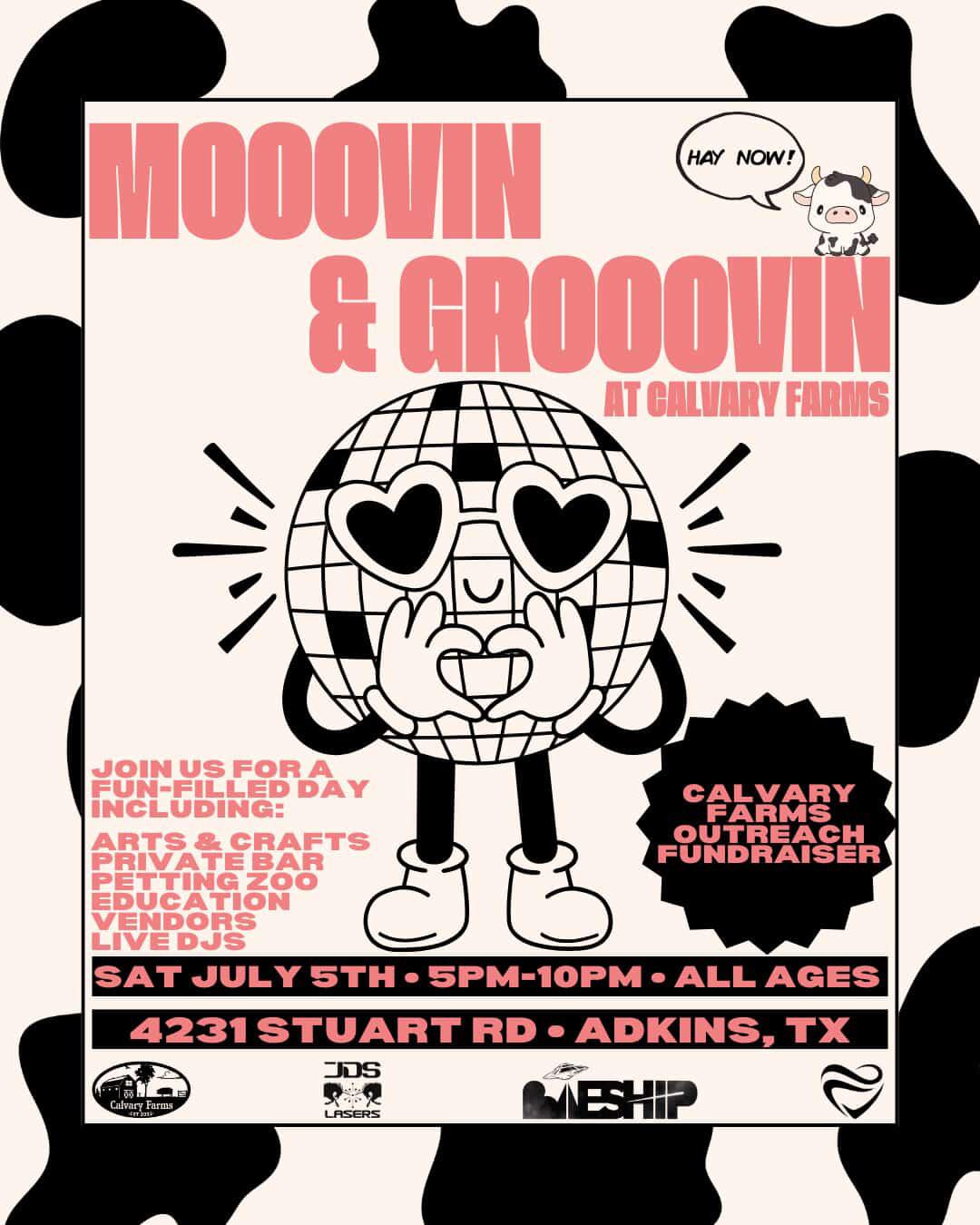 Mooovin & Grooovin 'Hey Now' Fundraiser