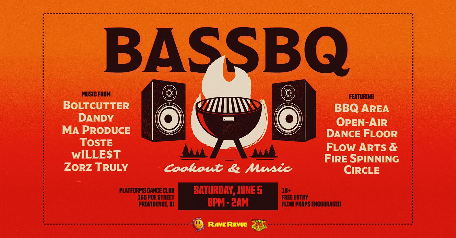 Byravers4Ravers, Epic Spin Jams & Rave Revue Present: Bassbq