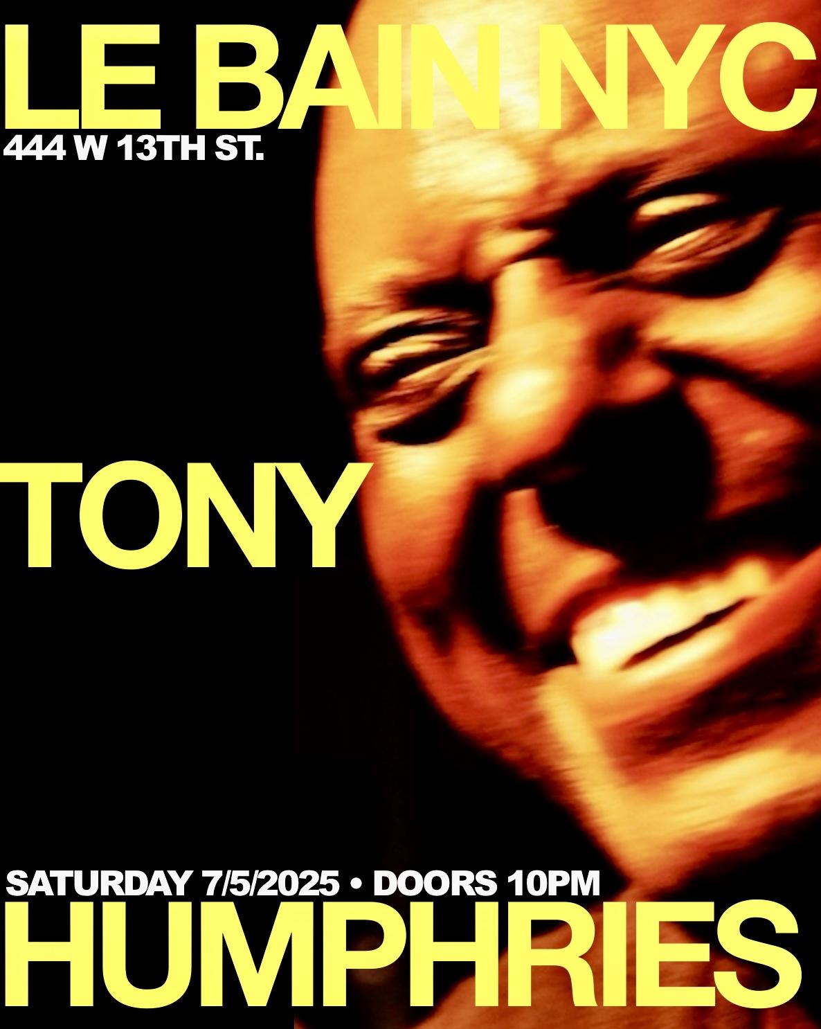 Tony Humphries' Residency