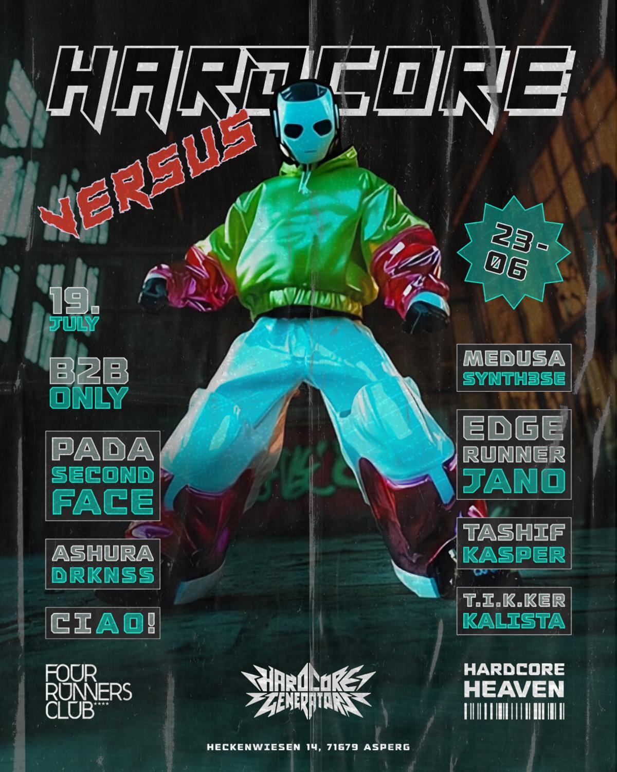 Hcg X Hardcore Heaven - Hardcore Versus @Fourrunnersclub