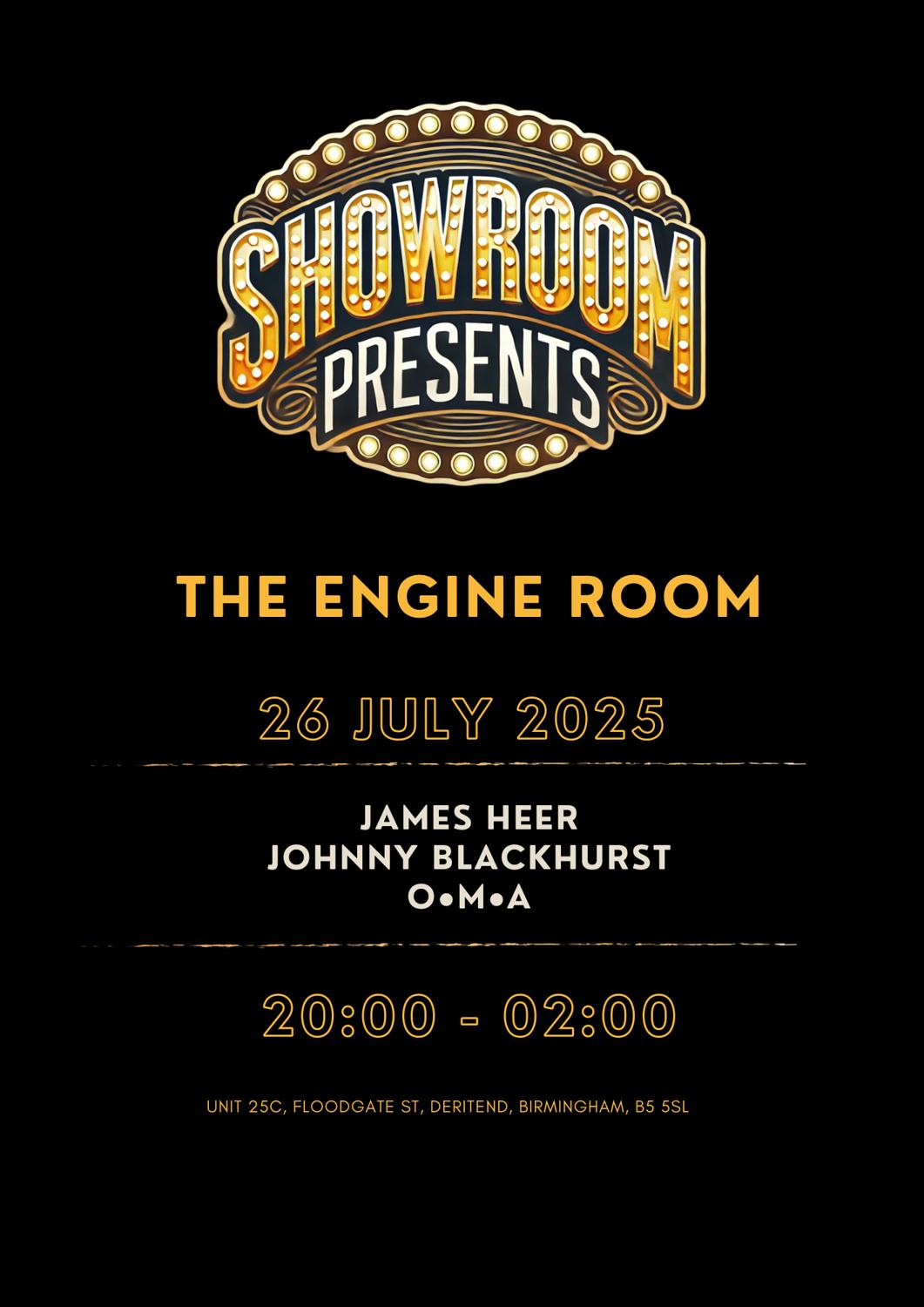 Showroom Presents: The Engine Room