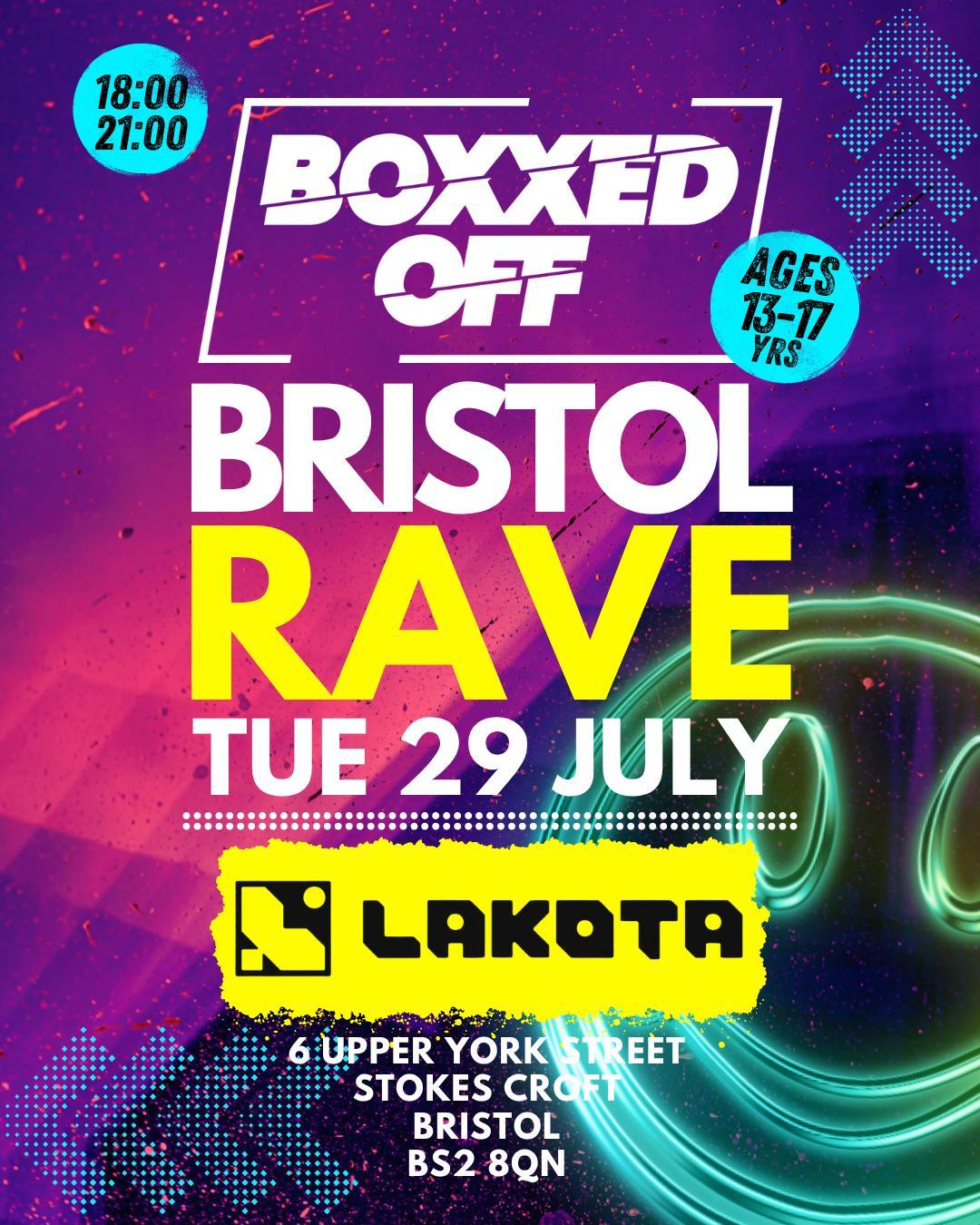 Boxxed Off Rave (Ages 13-17Yrs)