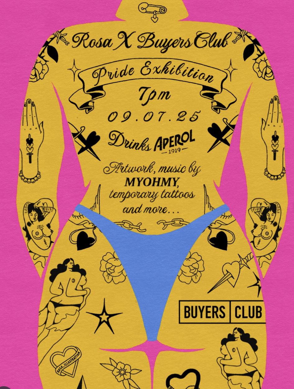 Rosa X Buyers Club: Pride Exhibition