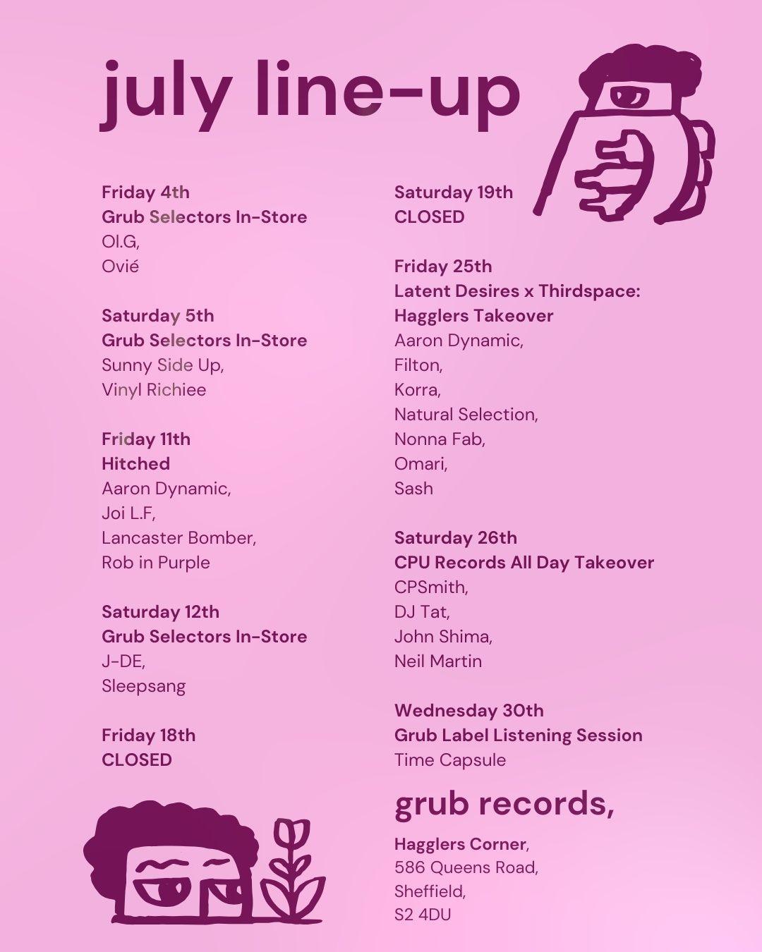 Grub Selectors In-Store: J-De & Sleepsang