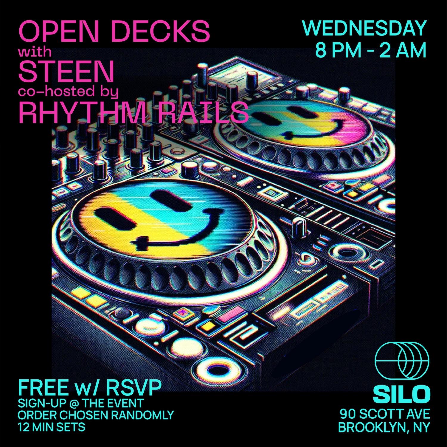 Opens Decks With Steen And Rhythm Rails